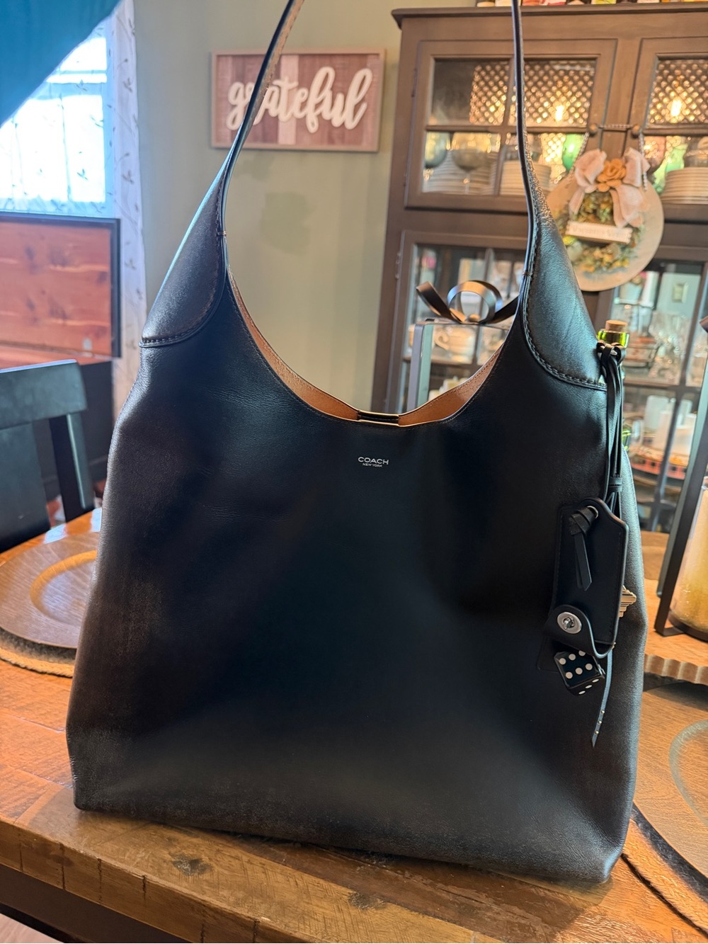 Coach Loved Leather Brooklyn 39 Shoulder Bag NWOT
